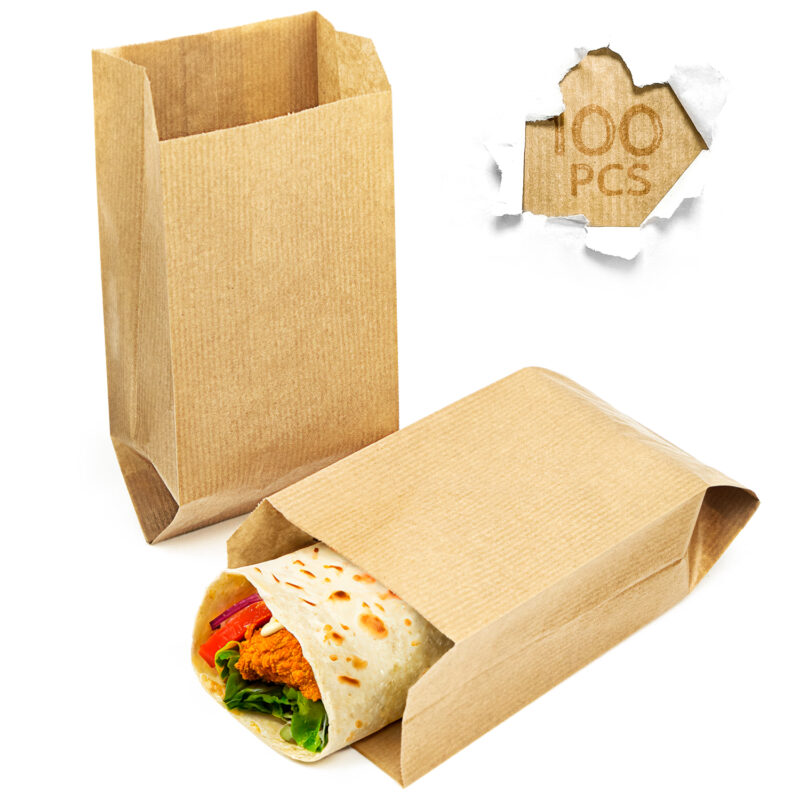 KRAFT-9X19CM-con-comida-100pcs